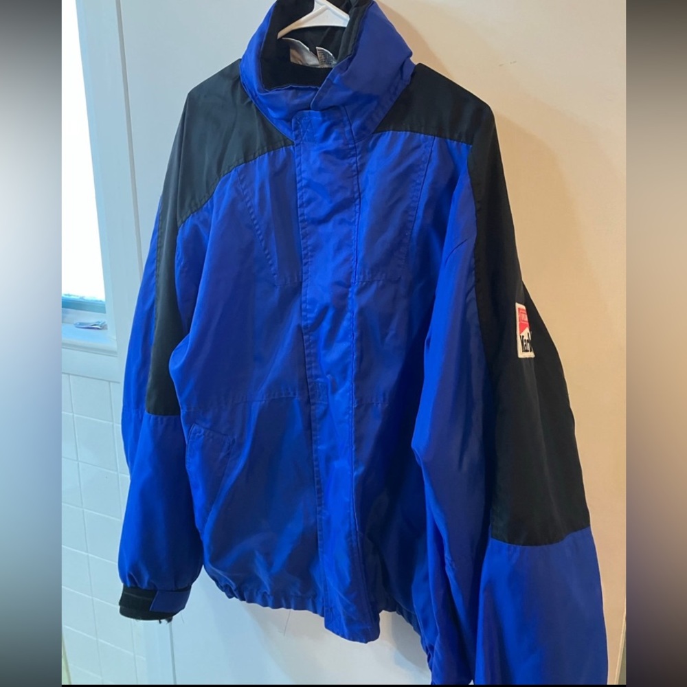 Vintage Marlboro Unlimited Blue & Black Nylon Jacket – Size L